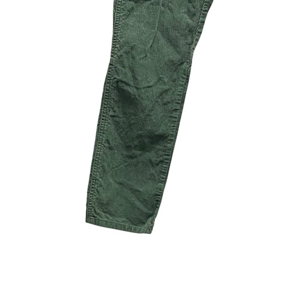 Mini Boden Corduroy Straight Leg Pants Olive Green Size 12y Preppy Fall Casual - Picture 6 of 12